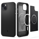 Spigen iPhone 14 Cover Mag Armor MagFit Mat Sort