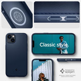Spigen iPhone 14 Cover Mag Armor MagFit Navy Blue