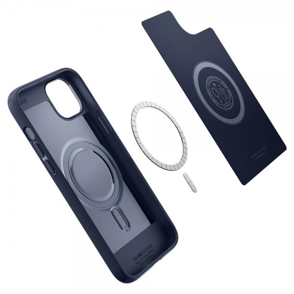 Spigen iPhone 14 Cover Mag Armor MagFit Navy Blue