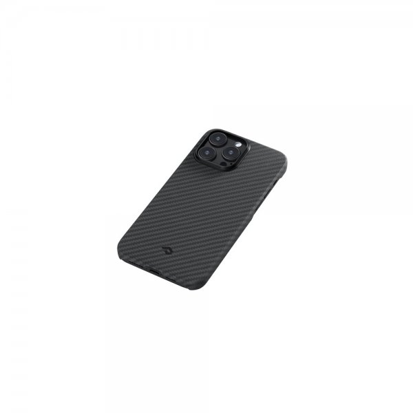 Pitaka iPhone 14 Cover MagEZ Case 3 Sort/Grå Twill