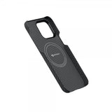 Pitaka iPhone 14 Cover MagEZ Case 3 Sort/Grå Twill