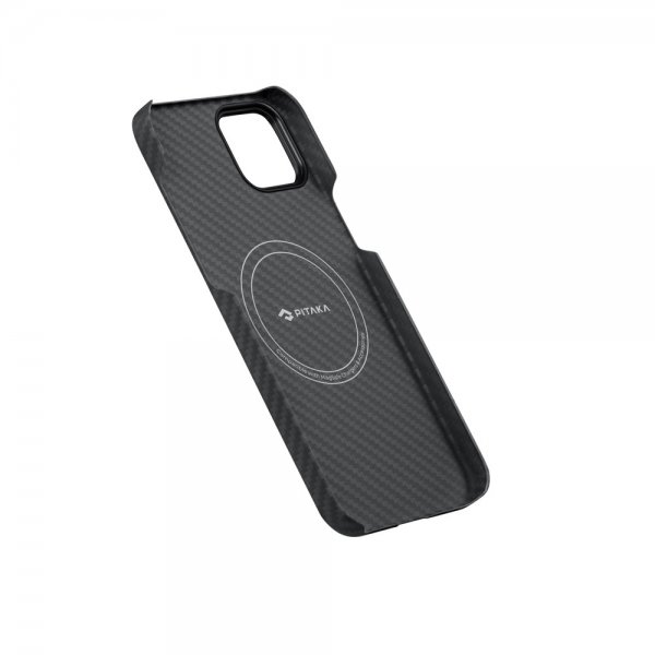 Pitaka iPhone 14 Cover MagEZ Case 3 Sort/Grå Twill