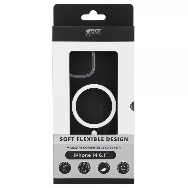 Gear iPhone 13/iPhone 14 Cover MagSeries Transparent