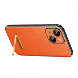 Sulada iPhone 14 Cover med Stativ Orange