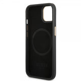 Guess iPhone 14 Cover Metal Plate Logo MagSafe Sort