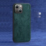 X-Level iPhone 14 Cover Mokkatekstur Grøn