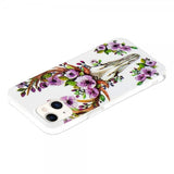 iPhone 14 Cover Motiv Blomster og Hjort