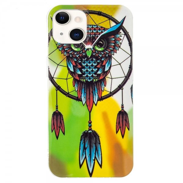 iPhone 14 Cover Motiv Drømmefanger og Ugle