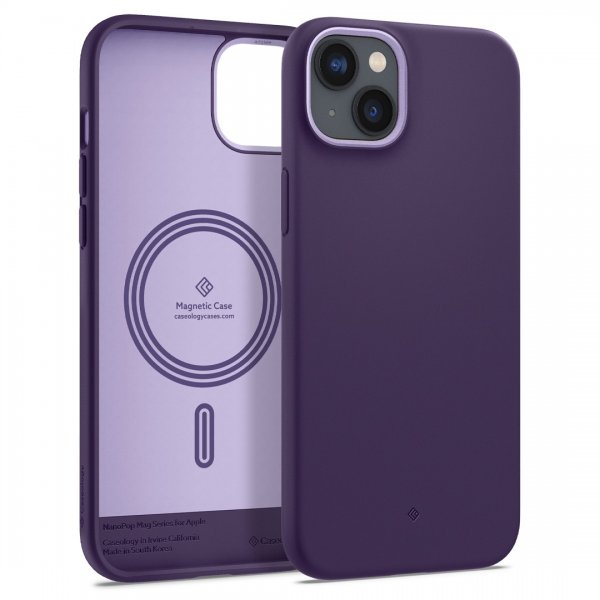 Caseology iPhone 14 Cover Nano Pop Mag Grape Purple
