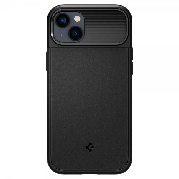 Spigen iPhone 14 Cover Optik Armor MagFit Sort