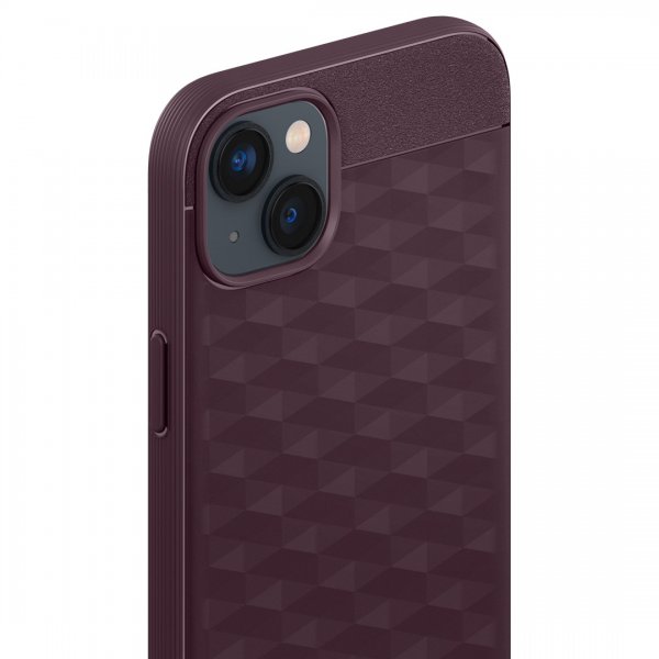 Caseology iPhone 14 Cover Parallax Mag Burgundy Bean