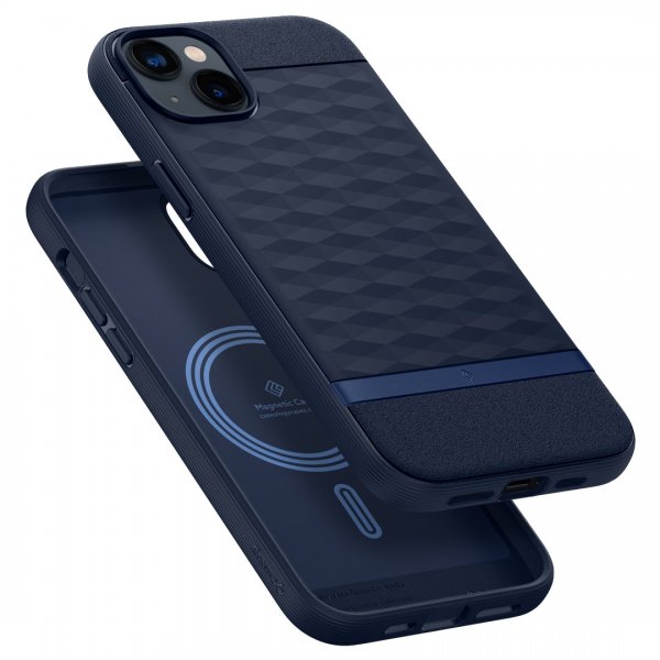 Caseology iPhone 14 Cover Parallax Mag Midnight Blue