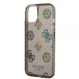 Guess iPhone 14 Cover Peony Glitter Sort