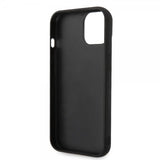 Karl Lagerfeld iPhone 14 Cover Quilted Nylon Puffy Case Ikonik Pin Sort