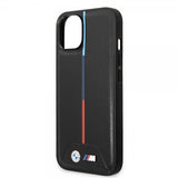 BMW iPhone 14 Cover Quilted Sort