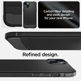 Spigen iPhone 14 Cover Rugged Armor MagFit Mat Sort