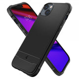 Spigen iPhone 14 Cover Rugged Armor MagFit Mat Sort