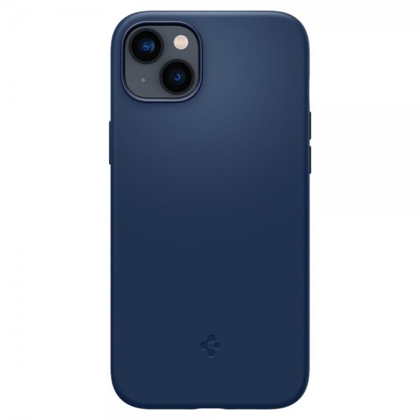 Spigen iPhone 14 Cover Silicone Fit MagFit Navy Blue