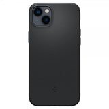 Spigen iPhone 14 Cover Silicone Fit MagFit Sort