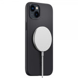 Spigen iPhone 14 Cover Silicone Fit MagFit Sort