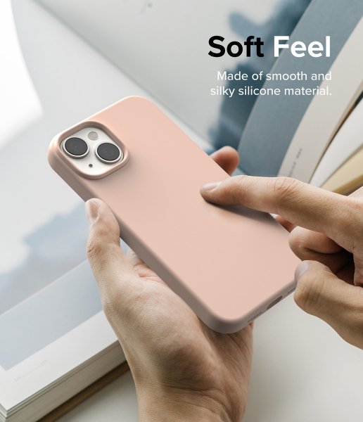 Ringke iPhone 14 Cover Silikone Pink Sand