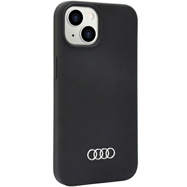 Audi iPhone 14 Cover Silikone Sort