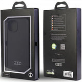 Audi iPhone 14 Cover Silikone Sort