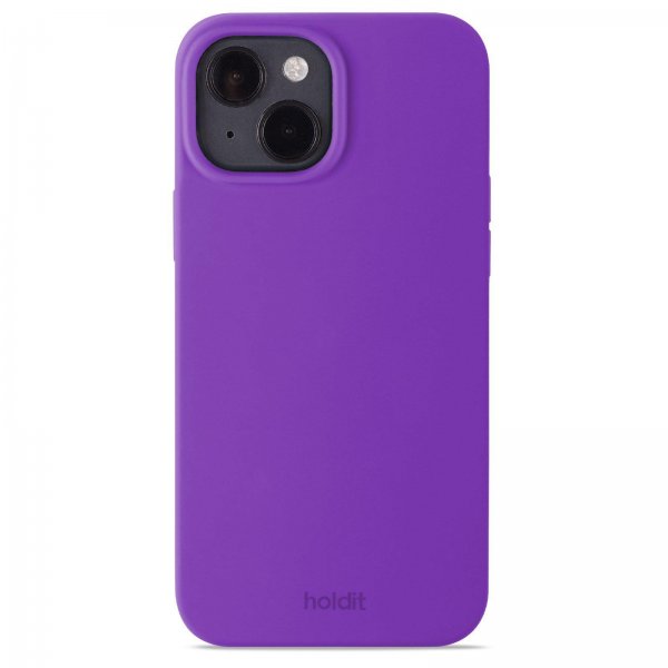 holdit iPhone 14 Cover Silikone Bright Purple