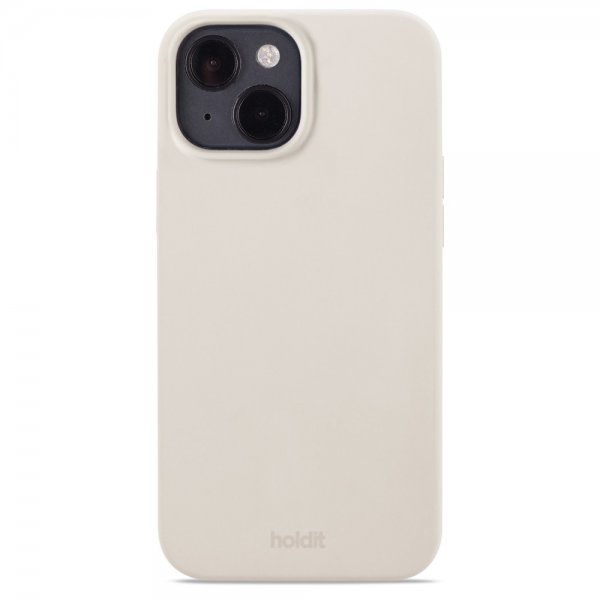 holdit iPhone 13/14 Cover Silikone Light Beige