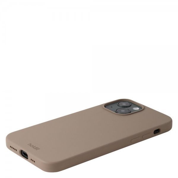 holdit iPhone 14 Cover Silikone Mocha Brown