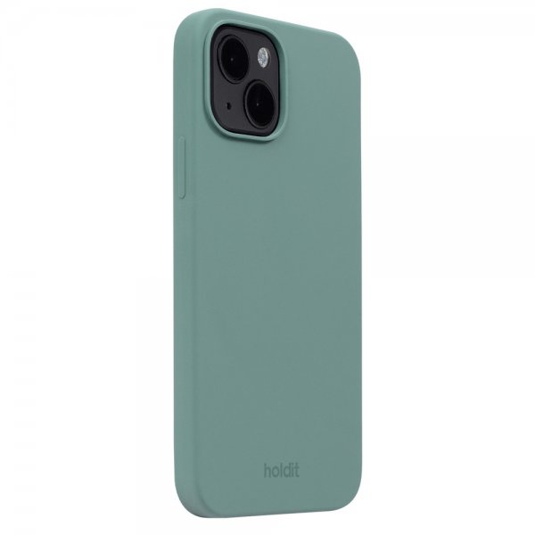 holdit iPhone 14 Cover Silikone Moss Green