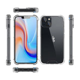 iPhone 14 Cover Stødsikkert Transparent