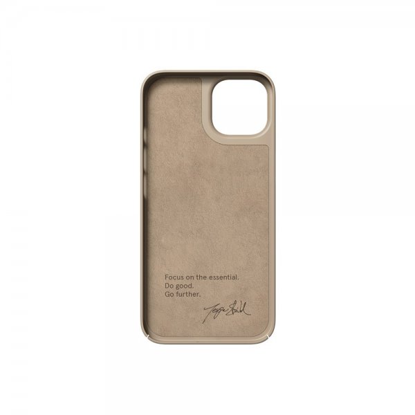 Nudient iPhone 14 Cover Thin Case MagSafe Clay Beige