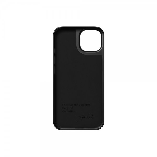 Nudient iPhone 14 Cover Thin Case MagSafe Ink Black