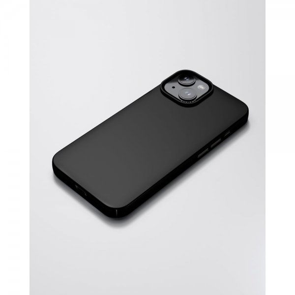 Nudient iPhone 14 Cover Thin Case MagSafe Ink Black