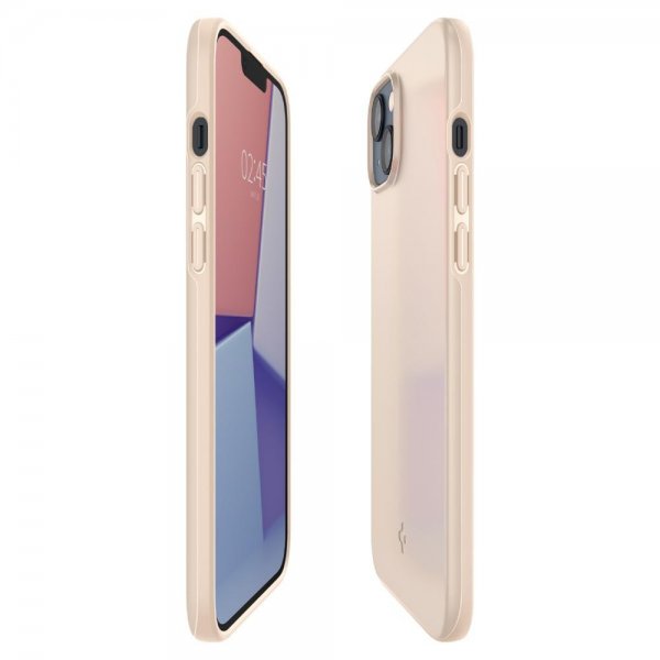 Spigen iPhone 14 Cover Thin Fit Sand Beige