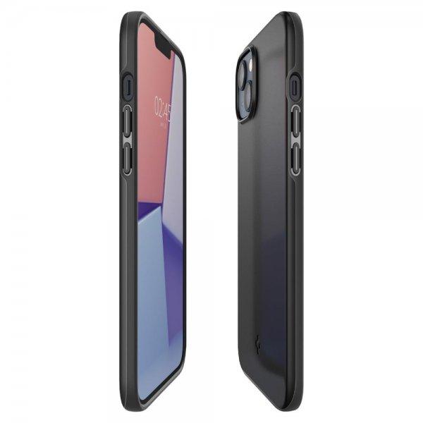 Spigen iPhone 14 Cover Thin Fit Sort