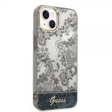 Guess iPhone 14 Cover Toile de Jouy Grå