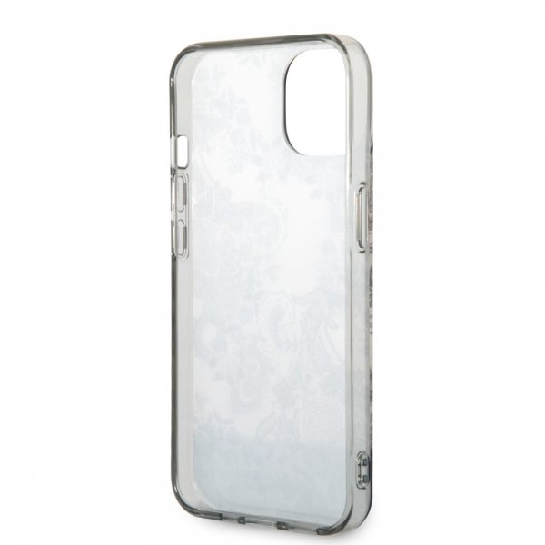 Guess iPhone 14 Cover Toile de Jouy Grå
