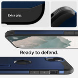 Spigen iPhone 14 Cover Tough Armor MagFit Navy Blue