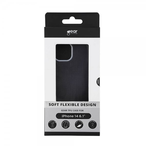 Gear iPhone 14 Cover TPU Case Transparent