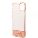 Guess iPhone 14 Cover Gennemsigtig Rosa