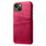 iPhone 14 Cover To Kortlommer Magenta