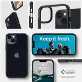 Spigen iPhone 14 Cover Ultra Hybrid Frost Black