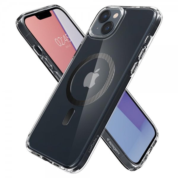 Spigen iPhone 14 Cover Ultra Hybrid MagFit Carbon Fiber