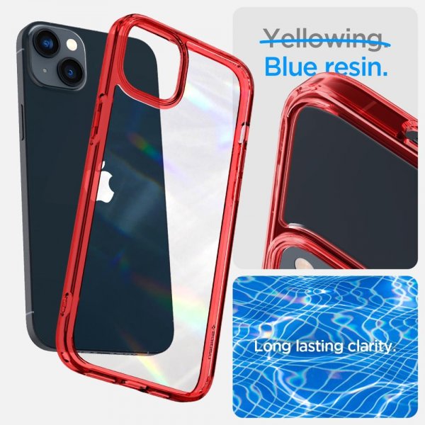 Spigen iPhone 14 Cover Ultra Hybrid Red Crystal