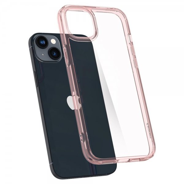 Spigen iPhone 14 Cover Ultra Hybrid Rose Crystal