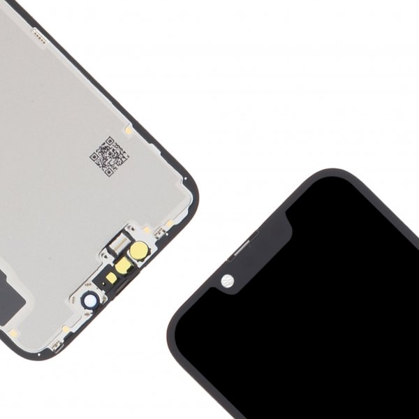 iPhone 14 Soft OLED-skærm Høj kvalitet Sort (DD-mærke)