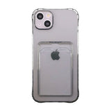 iPhone 14 Cover Kortholder Stødsikkert Sort