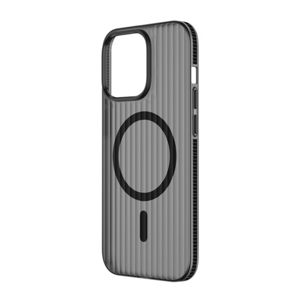 iPhone 13/iPhone 14 Cover Bølget MagSafe Sort